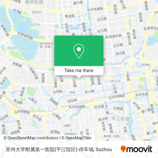 苏州大学附属第一医院(平江院区)-停车场 map