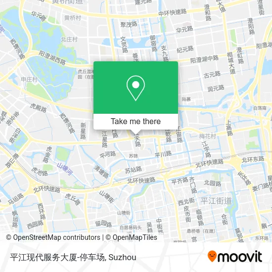 平江现代服务大厦-停车场 map