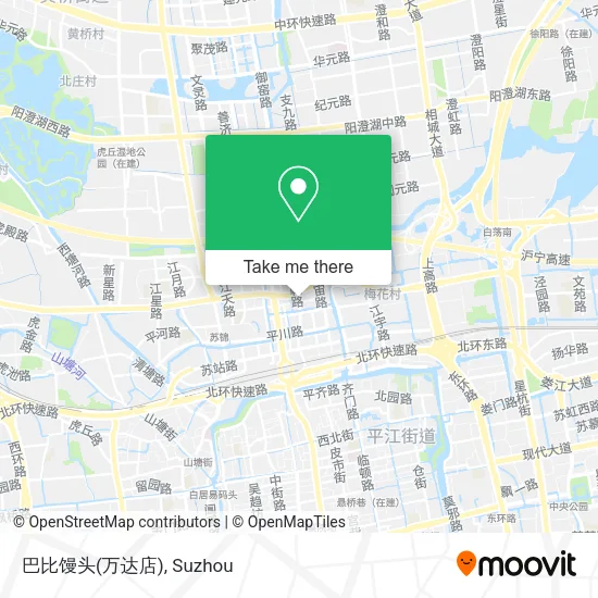 巴比馒头(万达店) map