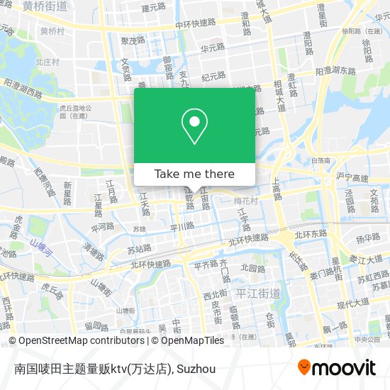 南国唛田主题量贩ktv(万达店) map