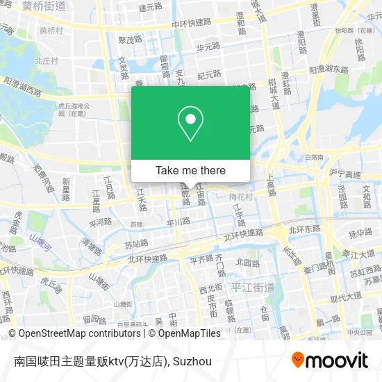 南国唛田主题量贩ktv(万达店) map