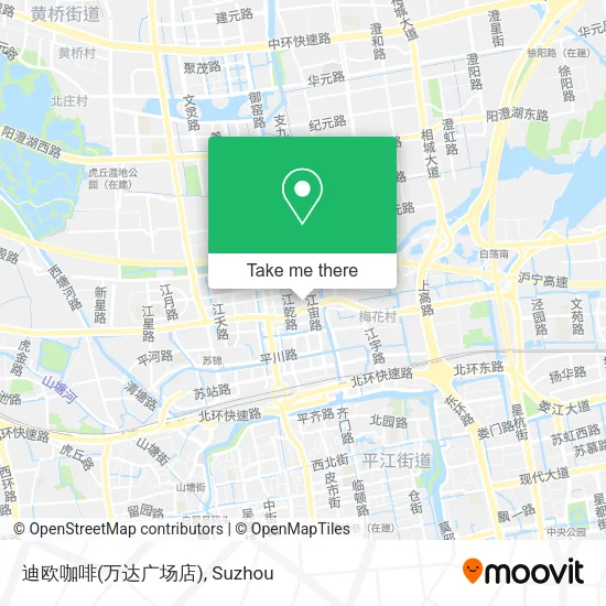 迪欧咖啡(万达广场店) map