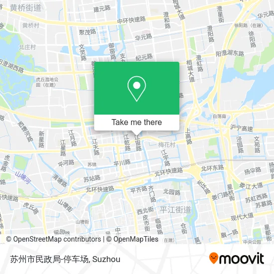 苏州市民政局-停车场 map