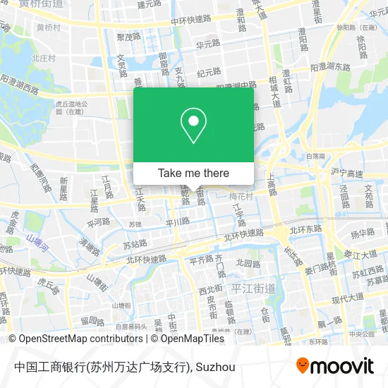 中国工商银行(苏州万达广场支行) map