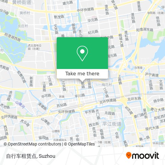 自行车租赁点 map