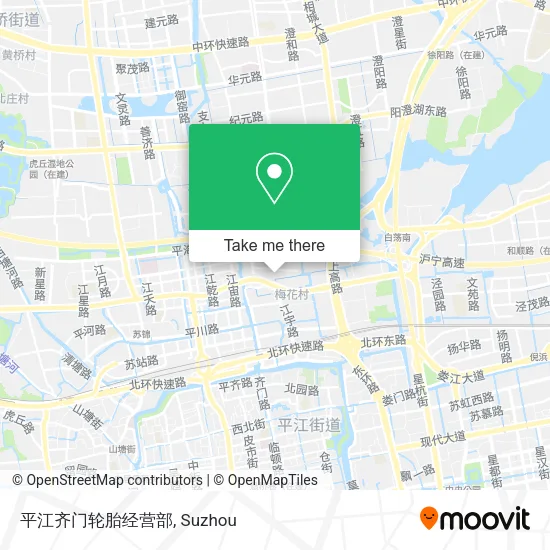 平江齐门轮胎经营部 map