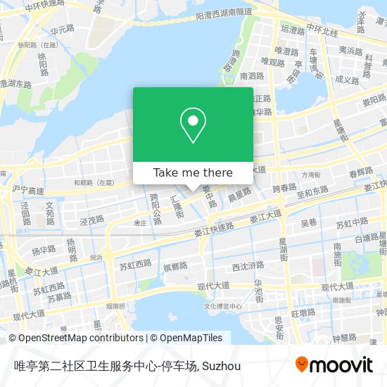 唯亭第二社区卫生服务中心-停车场 map