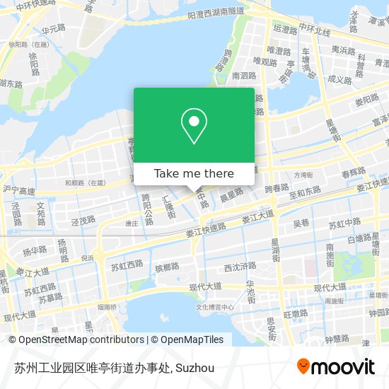 苏州工业园区唯亭街道办事处 map