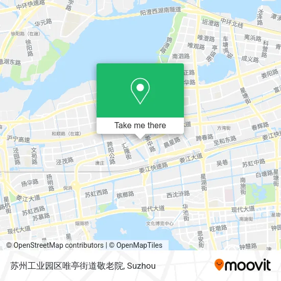苏州工业园区唯亭街道敬老院 map