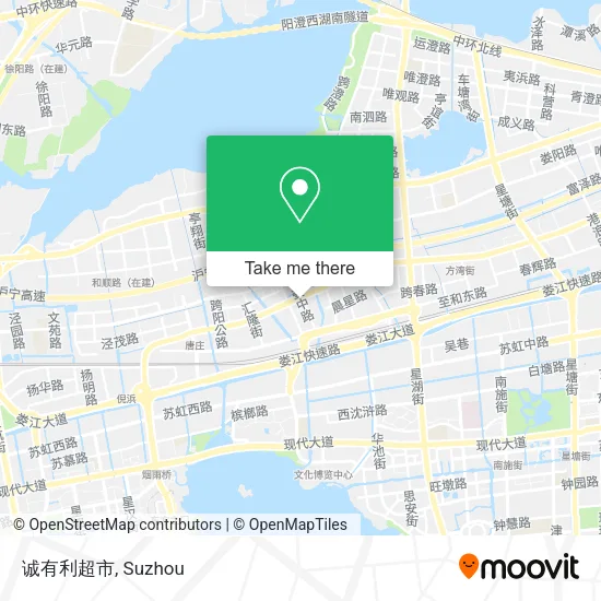 诚有利超市 map