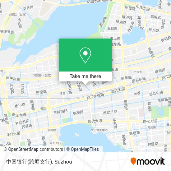 中国银行(跨塘支行) map