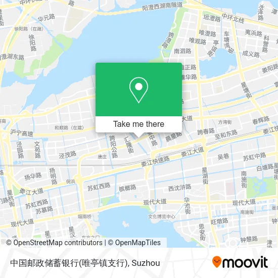 中国邮政储蓄银行(唯亭镇支行) map