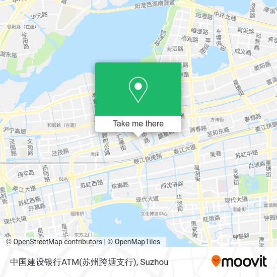 中国建设银行ATM(苏州跨塘支行) map