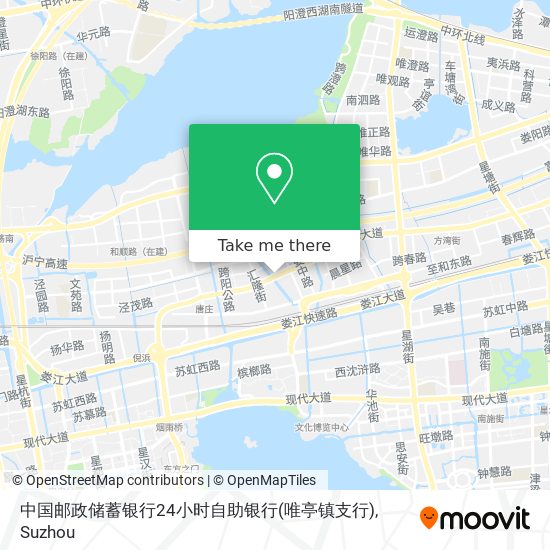 中国邮政储蓄银行24小时自助银行(唯亭镇支行) map