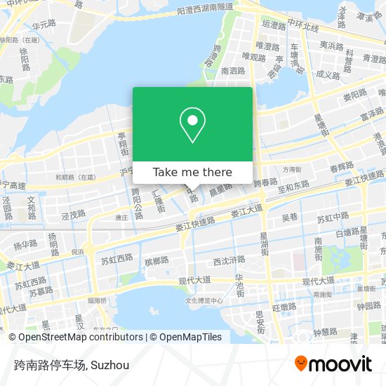 跨南路停车场 map