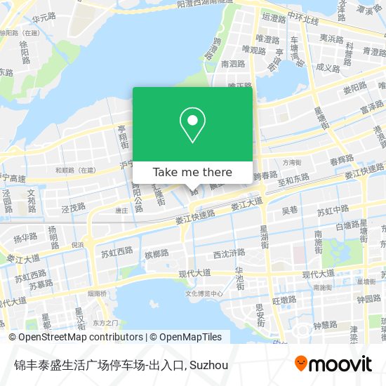 锦丰泰盛生活广场停车场-出入口 map