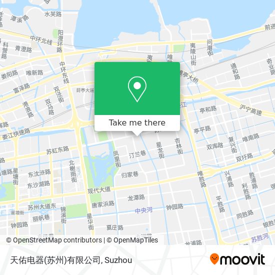 天佑电器(苏州)有限公司 map