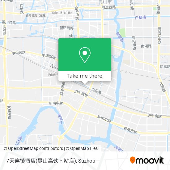 7天连锁酒店(昆山高铁南站店) map