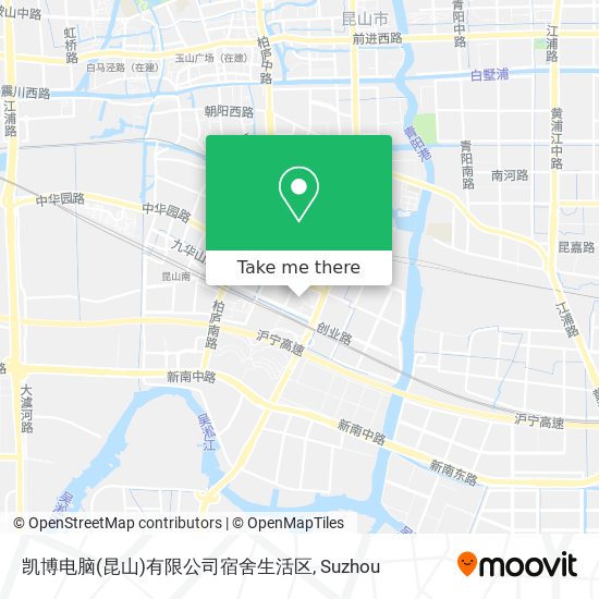 凯博电脑(昆山)有限公司宿舍生活区 map