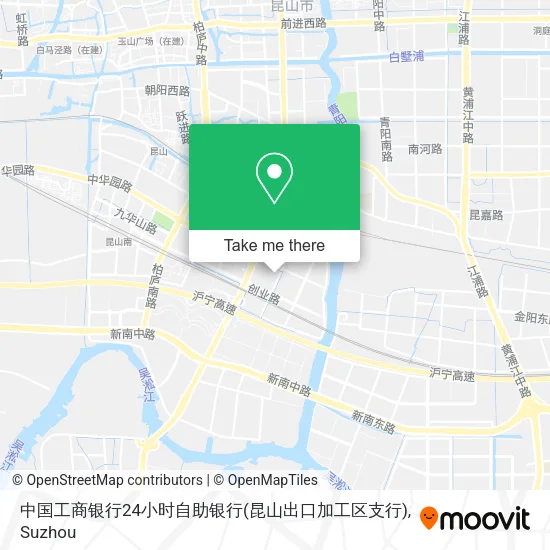 中国工商银行24小时自助银行(昆山出口加工区支行) map