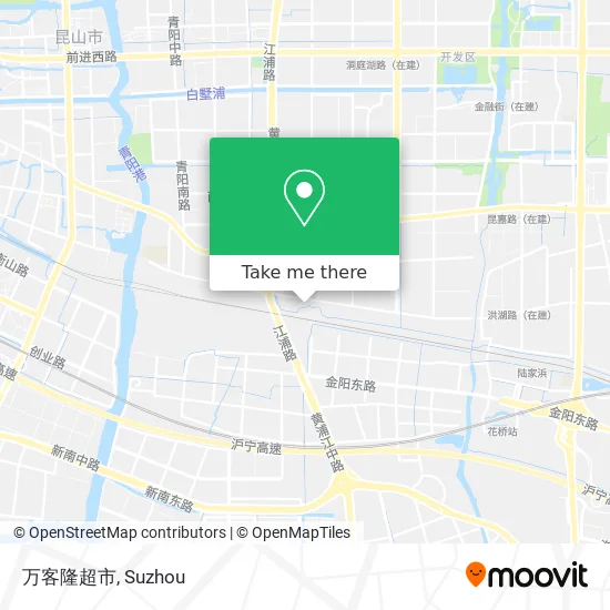 万客隆超市 map