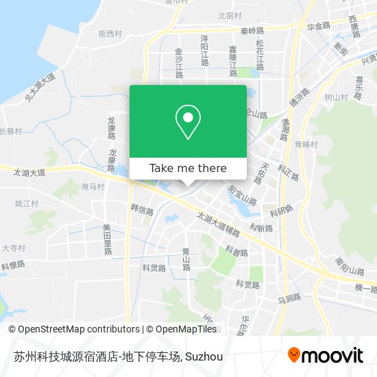 苏州科技城源宿酒店-地下停车场 map