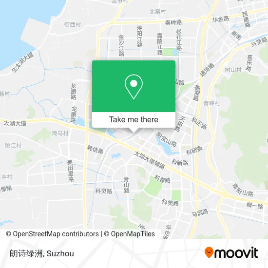 朗诗绿洲 map