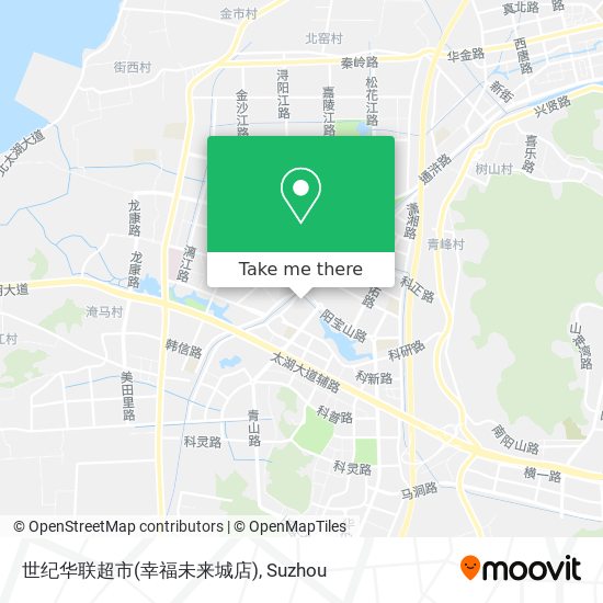 世纪华联超市(幸福未来城店) map