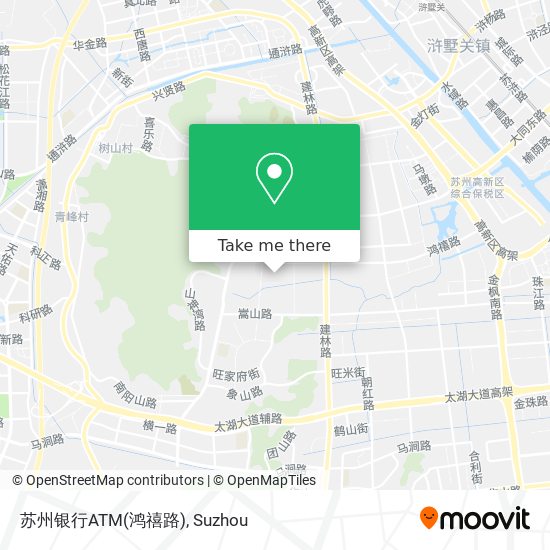 苏州银行ATM(鸿禧路) map