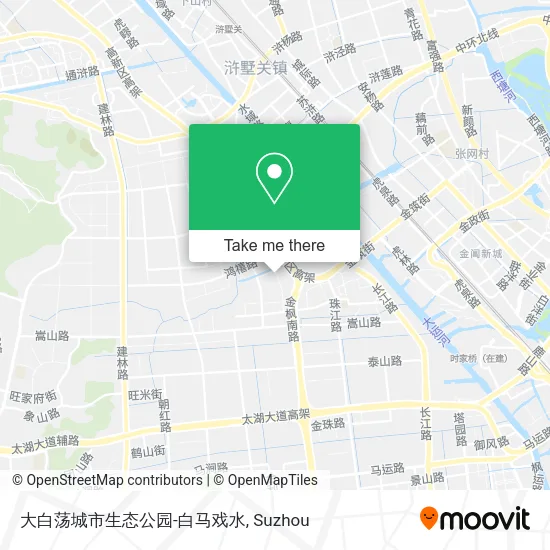 大白荡城市生态公园-白马戏水 map