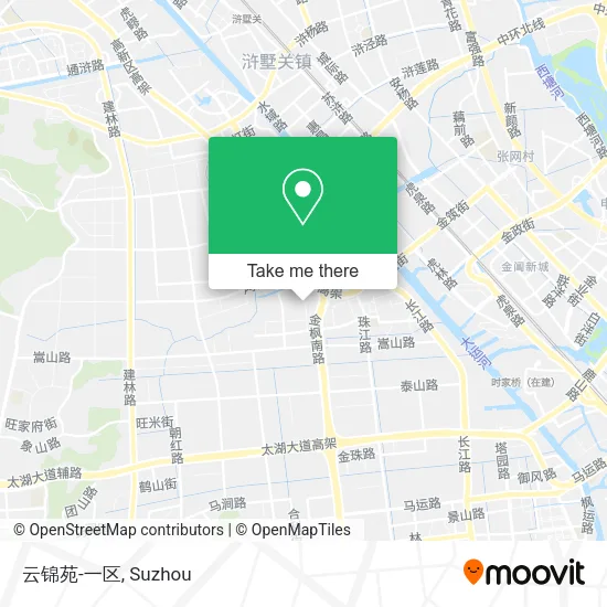 云锦苑-一区 map