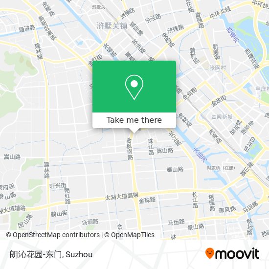 朗沁花园-东门 map