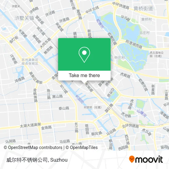 威尔特不锈钢公司 map