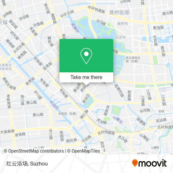 红云浴场 map