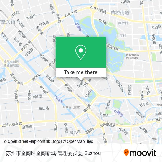 苏州市金阊区金阊新城-管理委员会 map