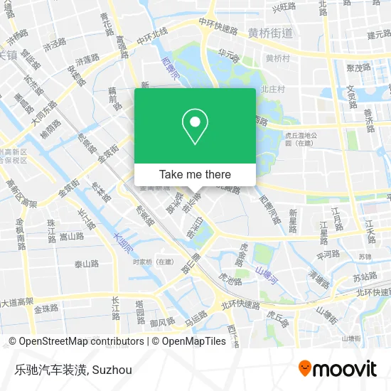 乐驰汽车装潢 map