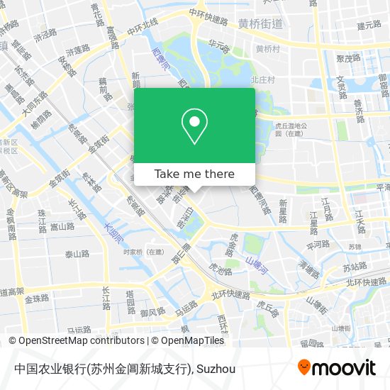 中国农业银行(苏州金阊新城支行) map