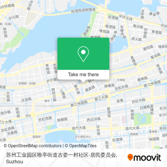 苏州工业园区唯亭街道古娄一村社区-居民委员会 map