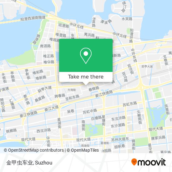 金甲虫车业 map