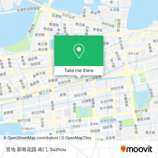 置地·新唯花园-南门 map