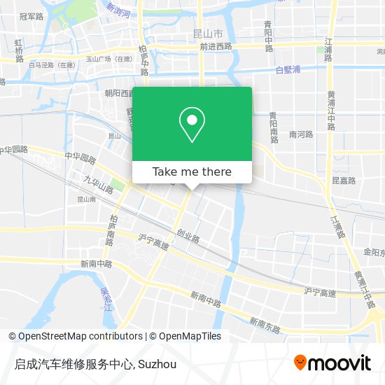 启成汽车维修服务中心 map