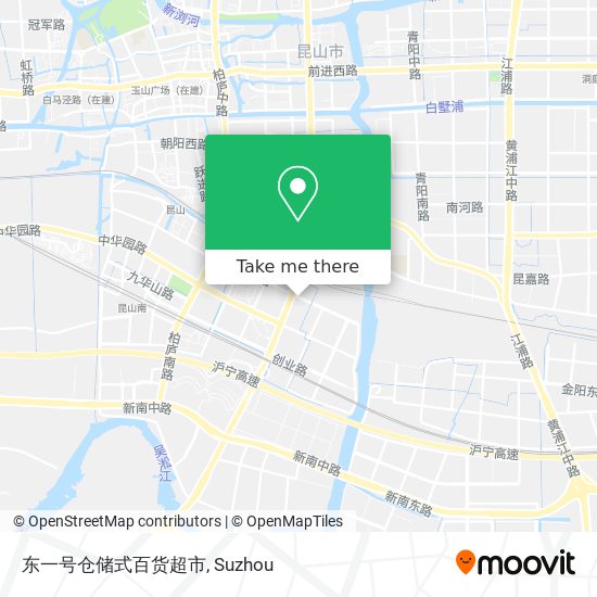 东一号仓储式百货超市 map