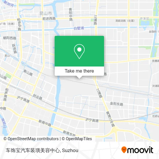 车饰宝汽车装璜美容中心 map