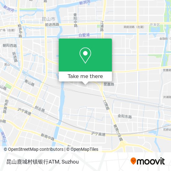昆山鹿城村镇银行ATM map