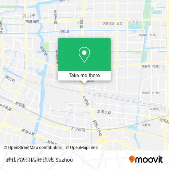 建伟汽配用品物流城 map