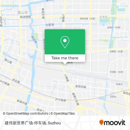 建伟新世界广场-停车场 map