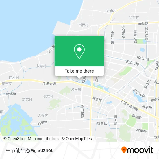 中节能生态岛 map