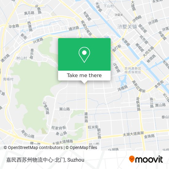 嘉民西苏州物流中心-北门 map