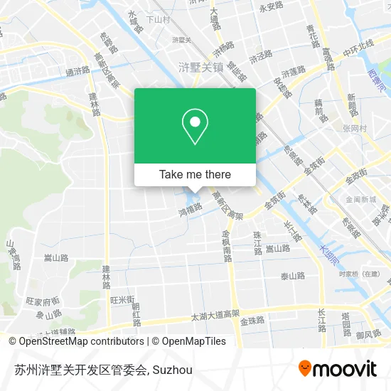 苏州浒墅关开发区管委会 map