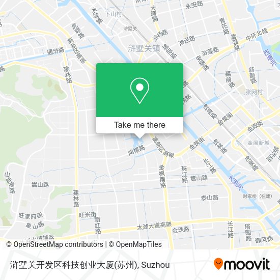 浒墅关开发区科技创业大厦(苏州) map